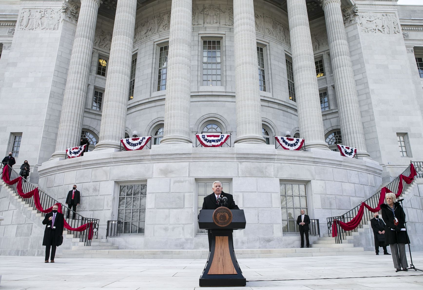 Governor Parson sworn in at Bicentennial Inauguration